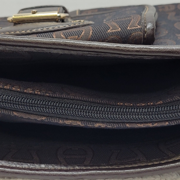 ETIENNE AIGNER BROWN PURSE EUC - Picture 8 of 13